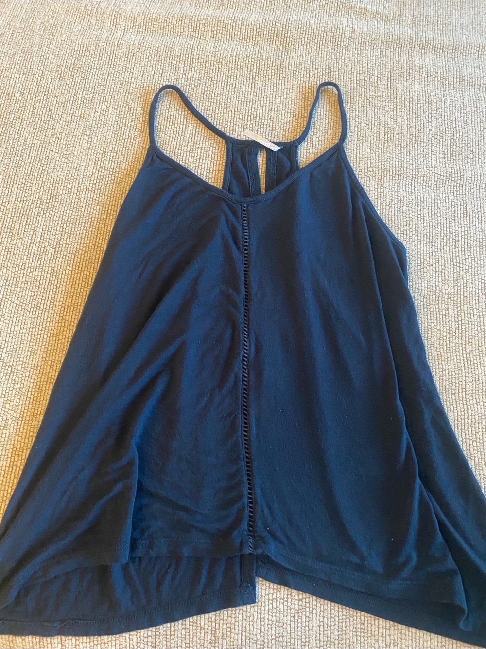 Women's Navy Blue Spaghetti-Strap Camisole Tank Top